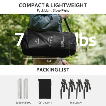 Naturehike XJC08 Greenfield Outdoor Folding Camp Bed