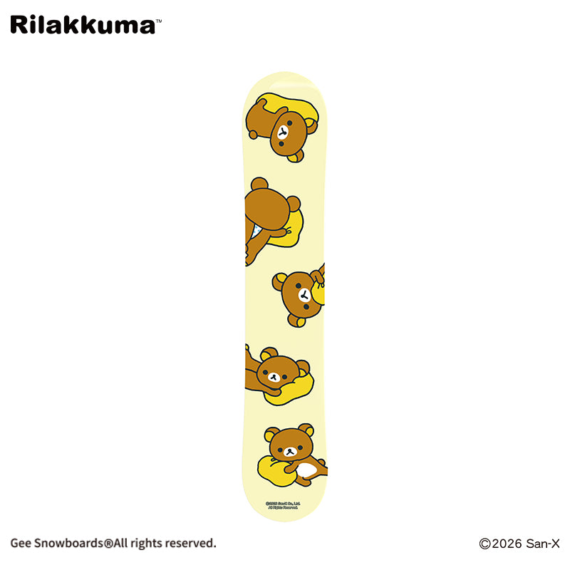 Gee Snowboards × Rilakkuma Snowboard - Rilakkuma — official product image