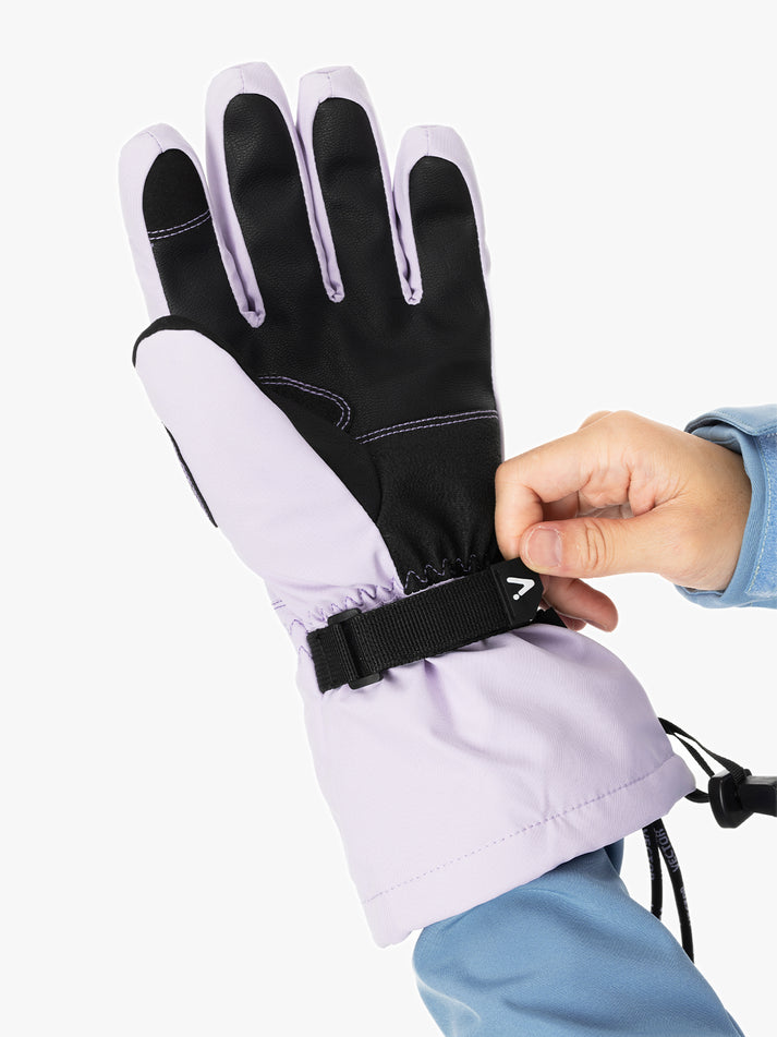 Vector Dash P Cotton Five-Finger Gloves, purple
