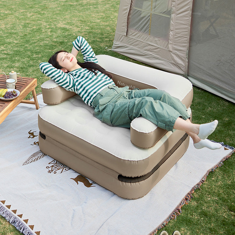 Naturehike SF02-Tpu Outdoor Inflatable Single Sofa Khaki
