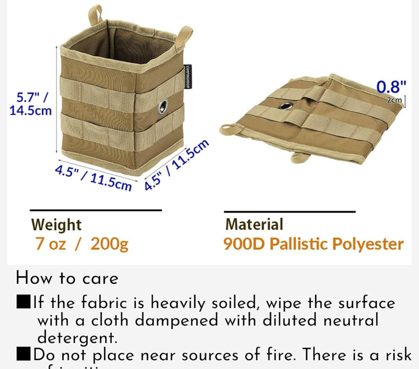 Campingmoon Chair Pocket BG-1212