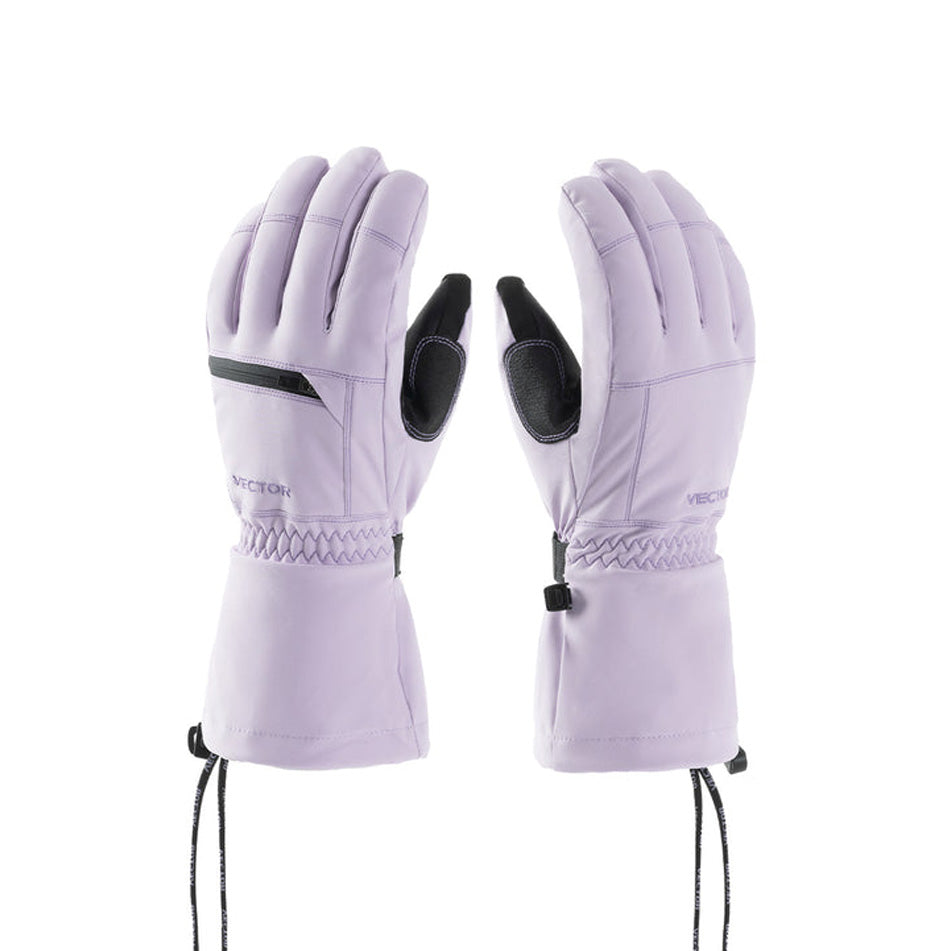 Vector Dash P Cotton Five-Finger Gloves, purple