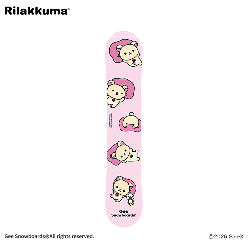 Gee Snowboards × Rilakkuma Snowboard - Korilakkuma — official product image