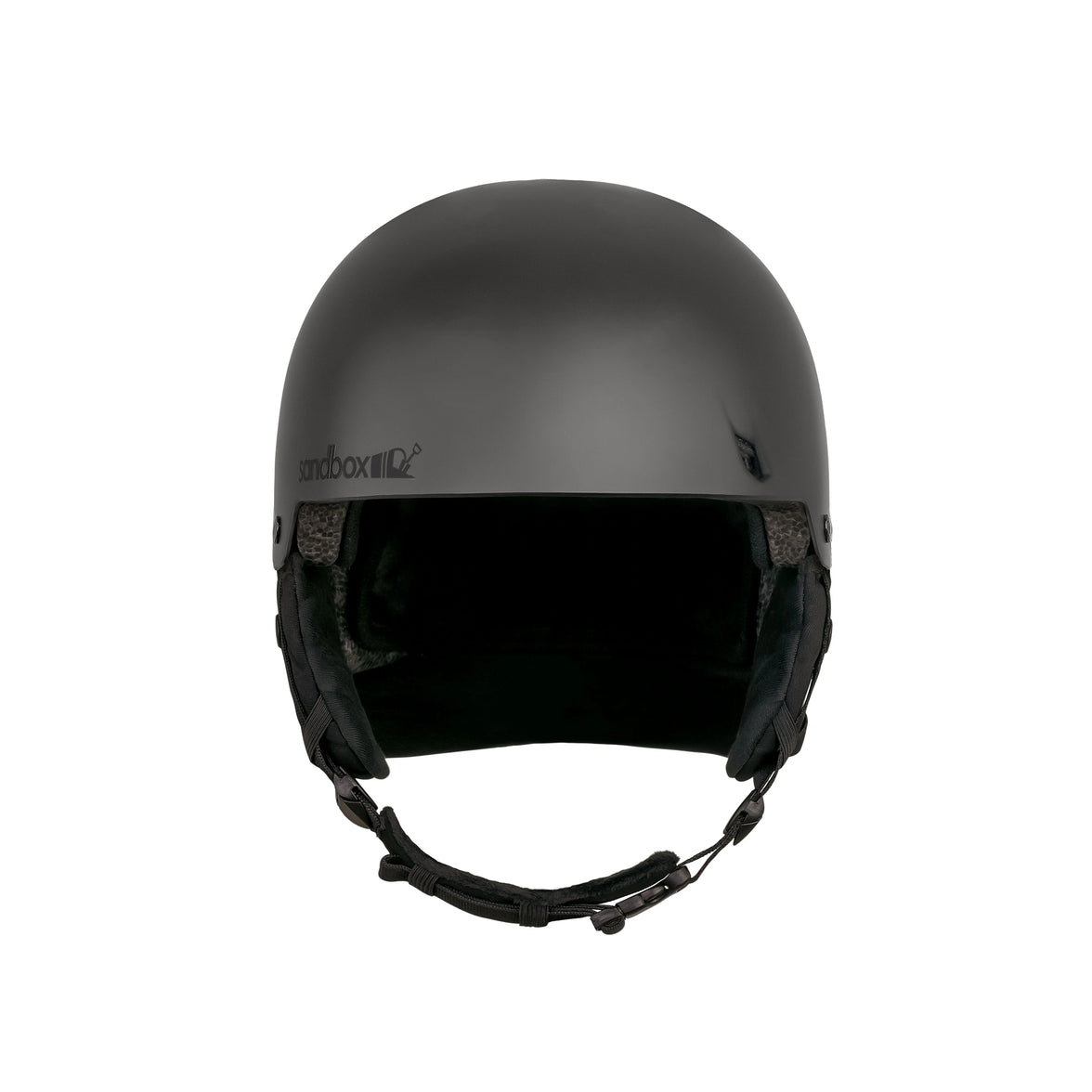 Sandbox Black Icon Ace Kids Helmet