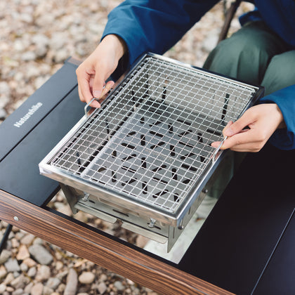 Naturehike Stainless Steel Folding Grill One-Unit (IGT Compatiable)