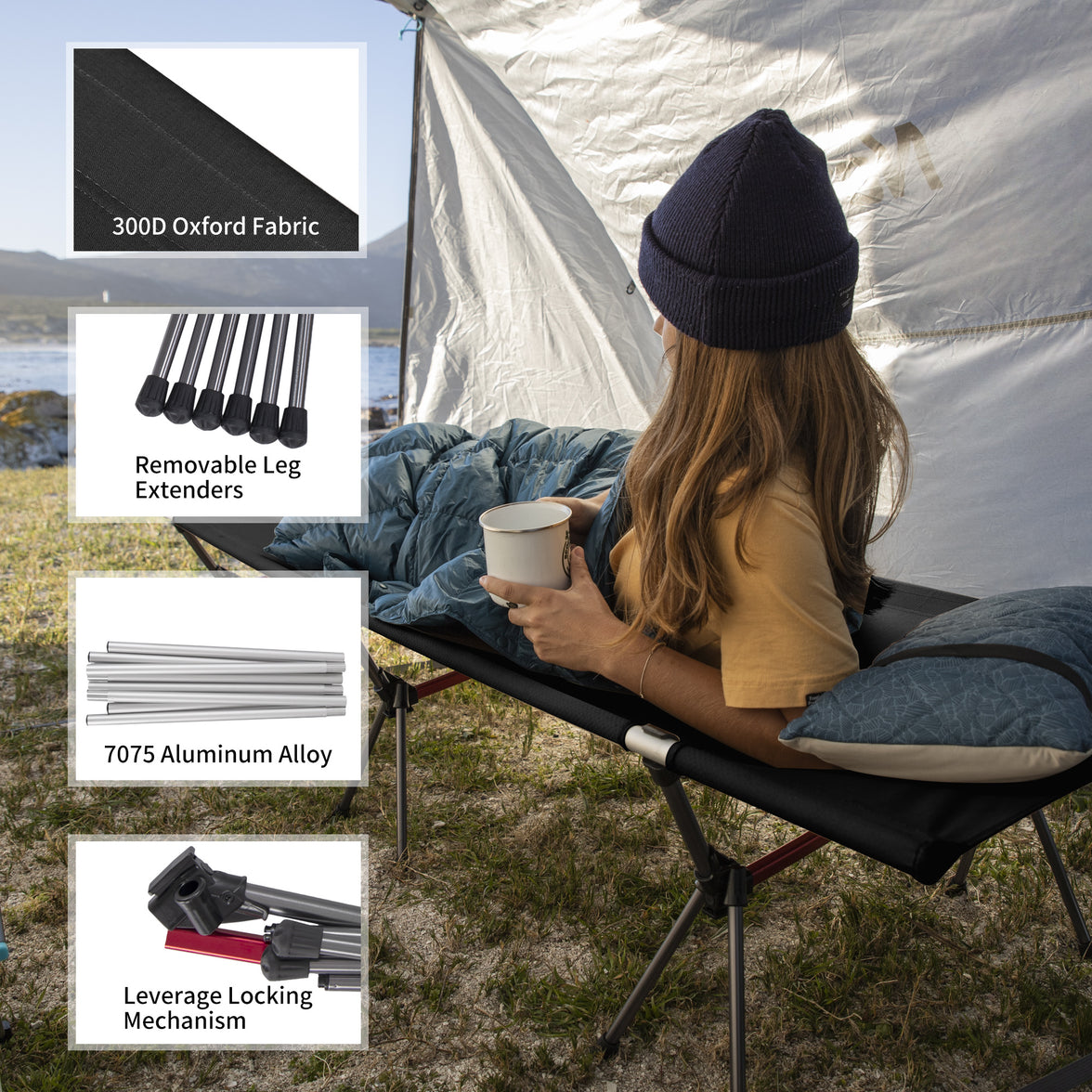 Naturehike XJC04 Ultralight Foldable Camping Cot Q-9E Single