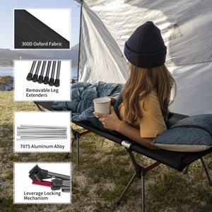 Naturehike XJC04 Ultralight Foldable Camping Cot Q-9E Single