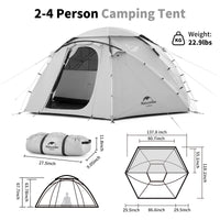 Naturehike Shepherd Dome Tent Gray