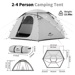 Naturehike Shepherd Dome Tent Gray