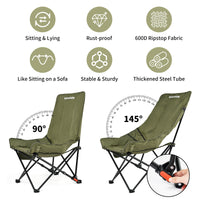 Naturehike Sea Star 001 Push-Up High Back Cotton-Filled Moon Chair Single
