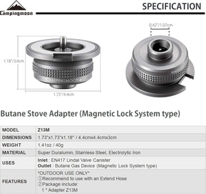 Campingmoon Gas Adapter Z13M