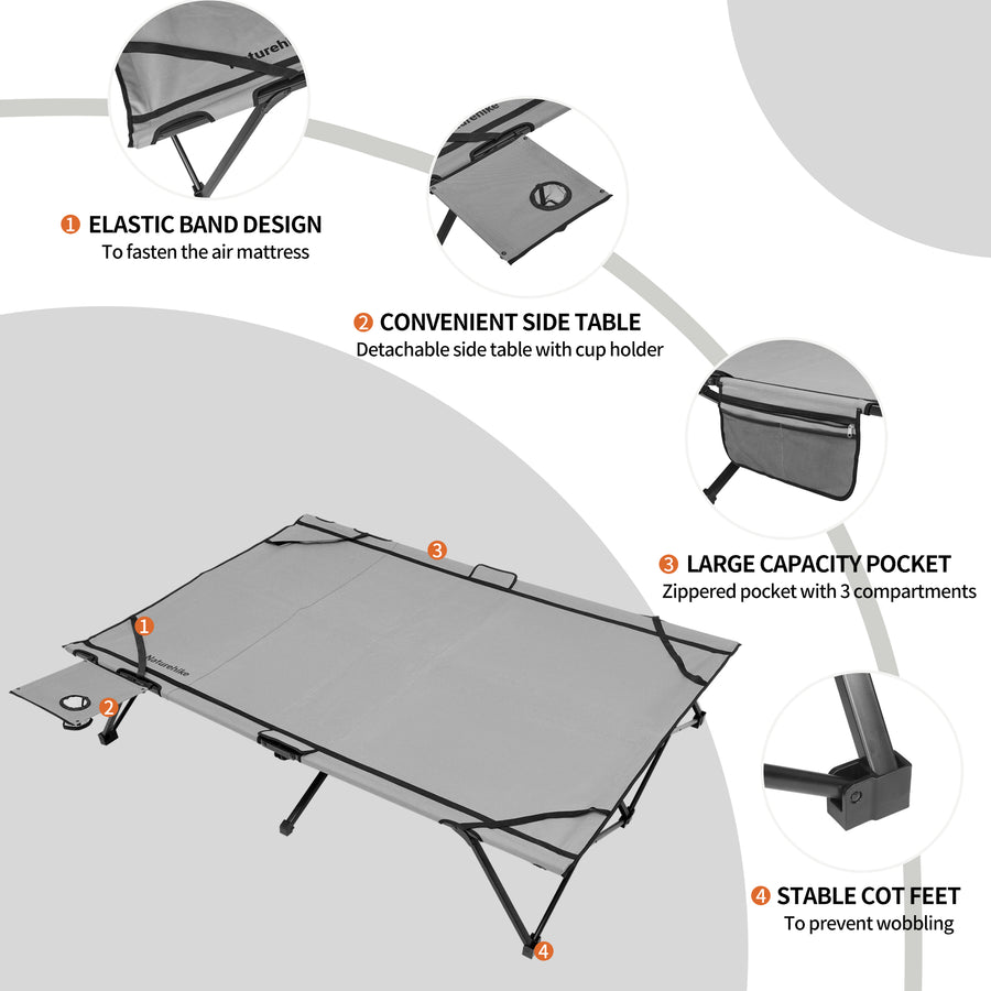Naturehike XJC T02 Foldable Camping Cot Double