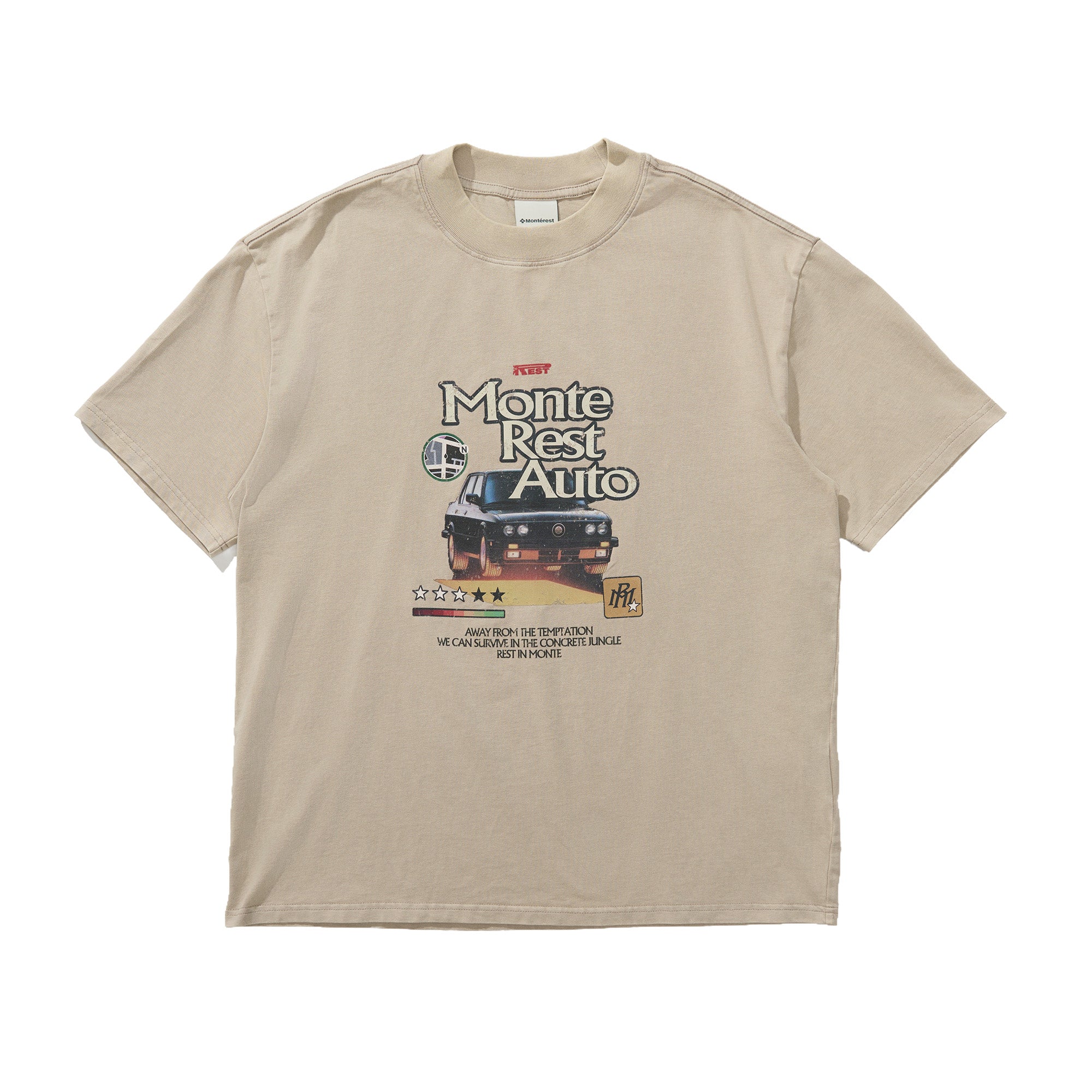 Monterest Vintage Graphic Cotton T-shirt