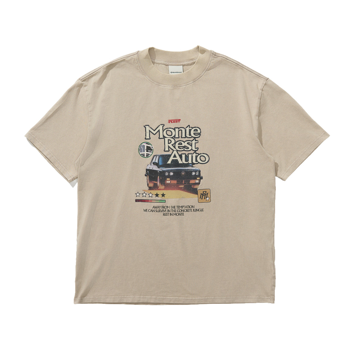 Monterest Vintage Graphic Cotton T-shirt