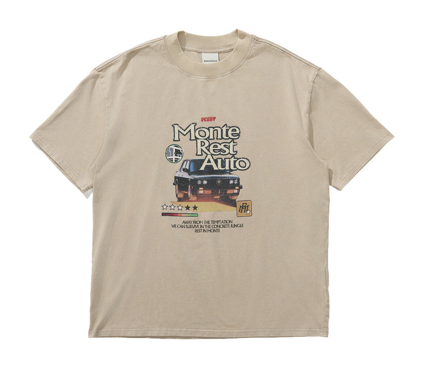 Monterest Vintage Graphic Cotton T-shirt