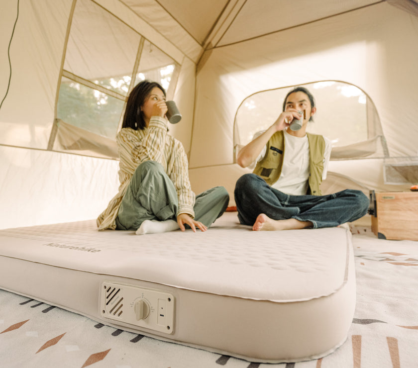 Naturehike (Yugu)Comfort Automatic Inflatable Cushion Double With Inner Inflatable Pump