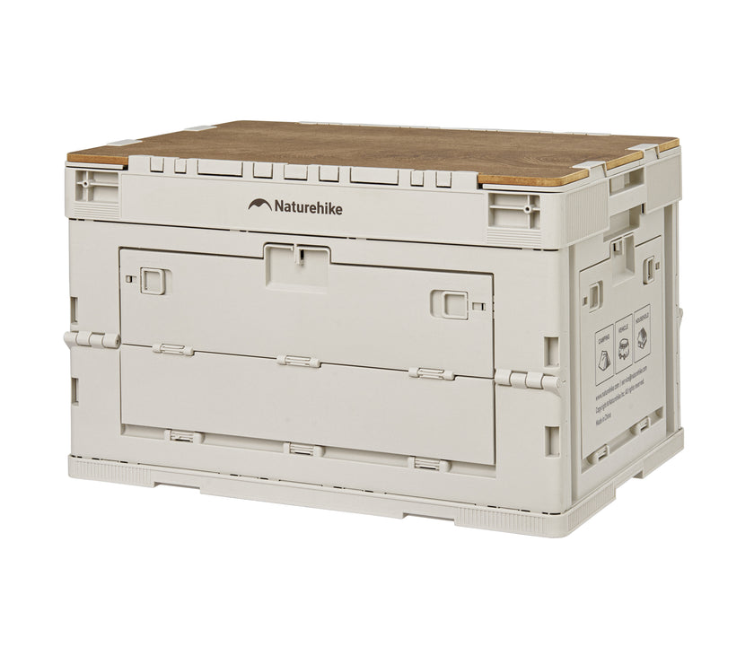 Naturehike Ling Yue L Folding Storage Box Light Beige Gray
