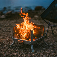 Naturehike Fire Viewing Glass Fire Stove Stainless Steel Fire Stove