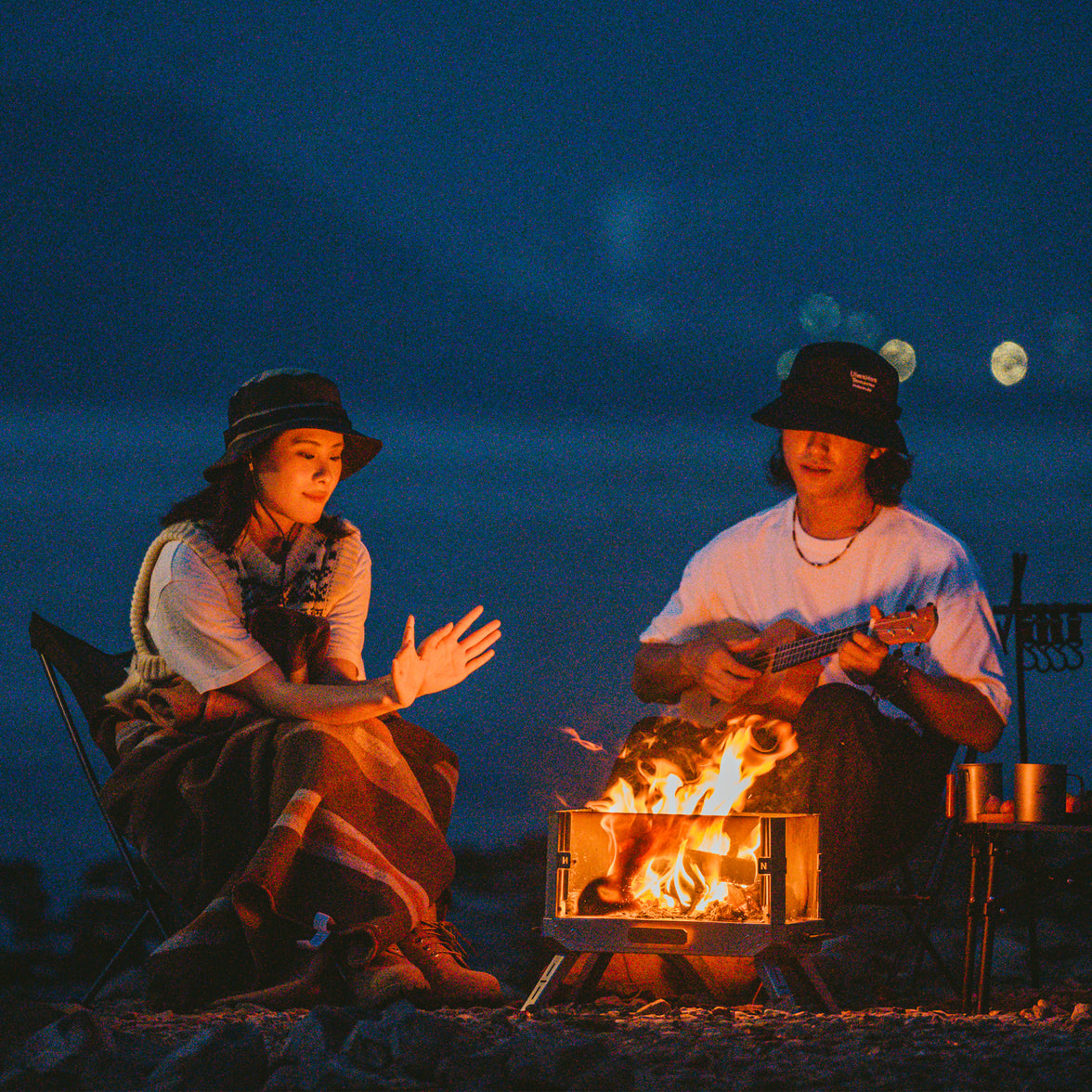 Naturehike Fire Viewing Glass Fire Stove Stainless Steel Fire Stove