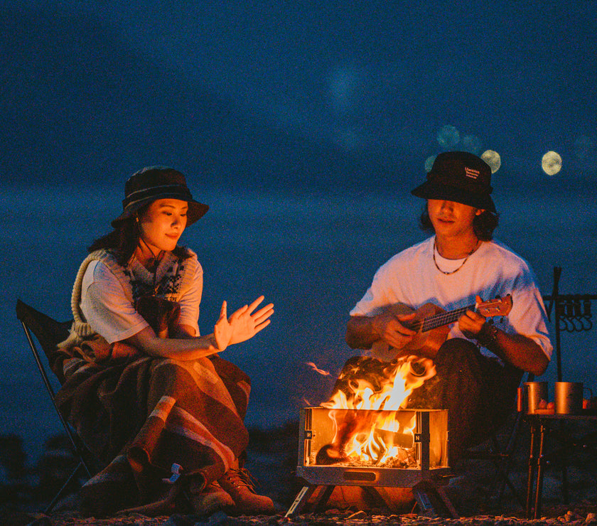 Naturehike Fire Viewing Glass Fire Stove Stainless Steel Fire Stove