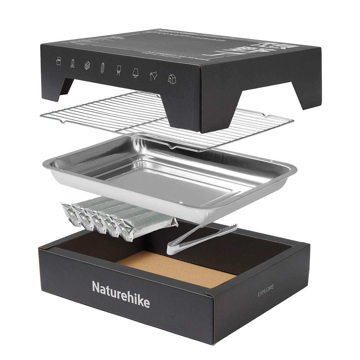 Naturehike Disposable Grill Grey