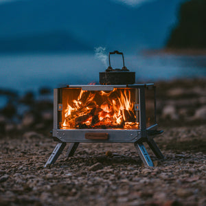 Naturehike Fire Viewing Glass Fire Stove Stainless Steel Fire Stove