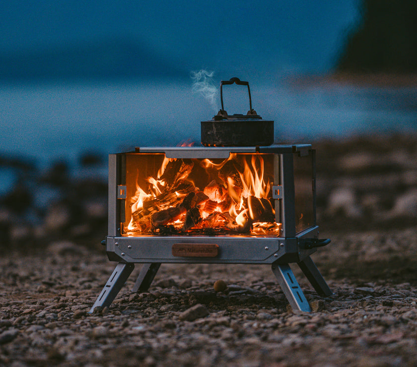 Naturehike Fire Viewing Glass Fire Stove Stainless Steel Fire Stove