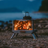 Naturehike Fire Viewing Glass Fire Stove Stainless Steel Fire Stove