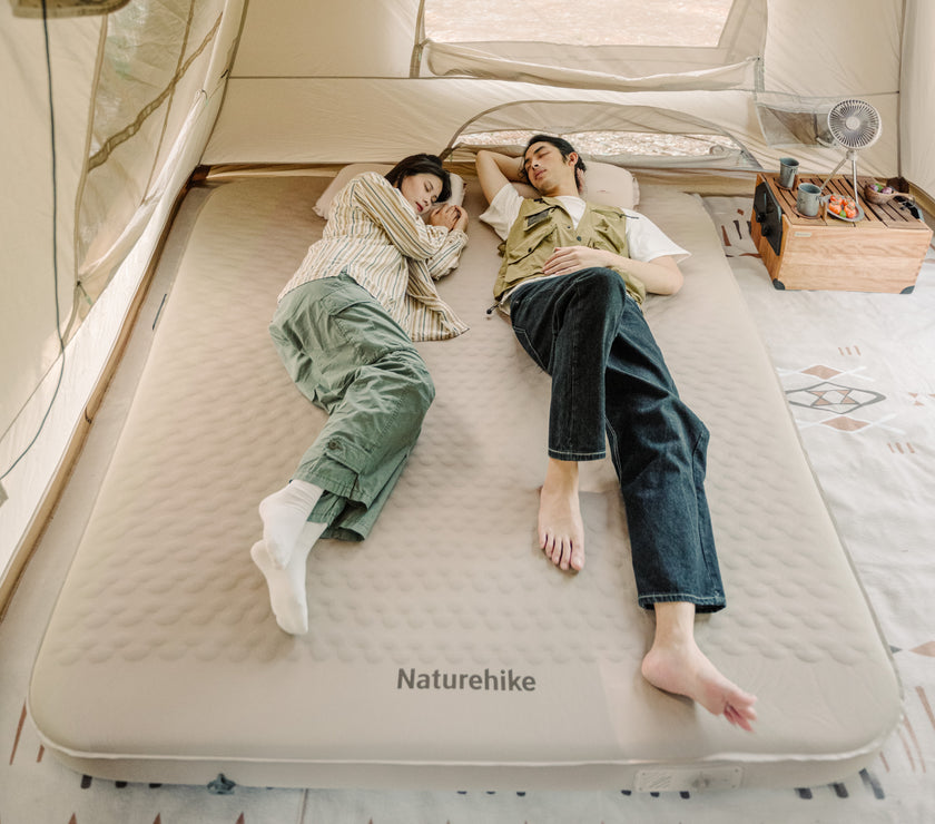 Naturehike (Yugu)Comfort Automatic Inflatable Cushion Double With Inner Inflatable Pump