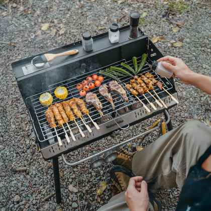 Naturehike Vertical Bbq Grill Black_With Storage Bag