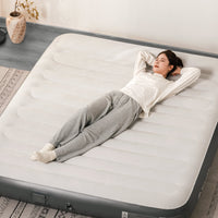 Naturehike Chenjing Built-In Pump With Pillow Inflatable Bed Grey
