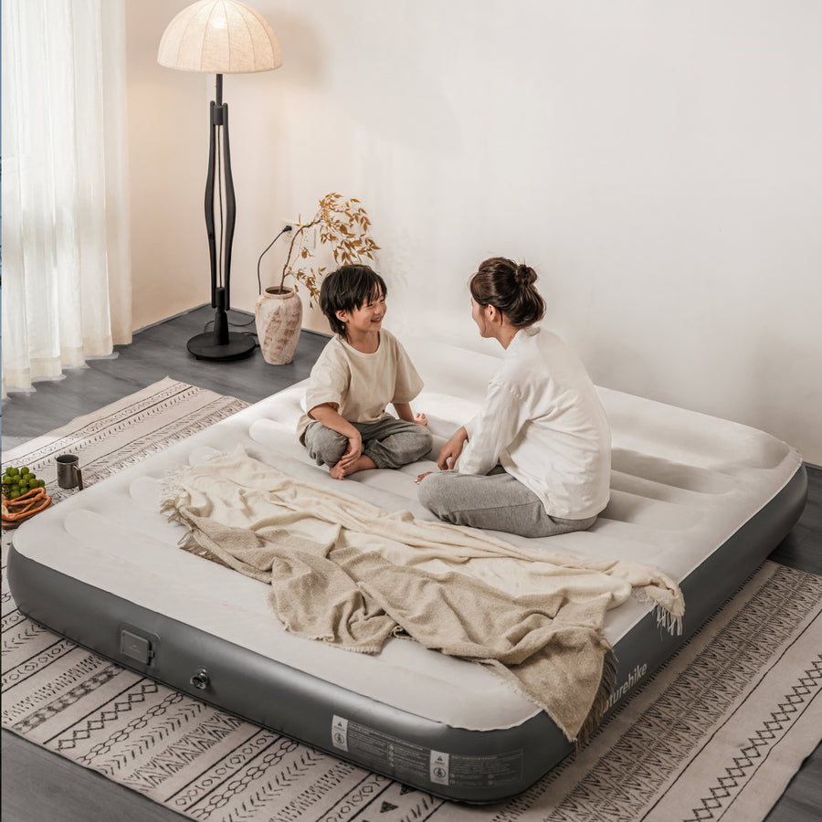 Naturehike Chenjing Grey Built-In Pump With Pillow Inflatable Bed