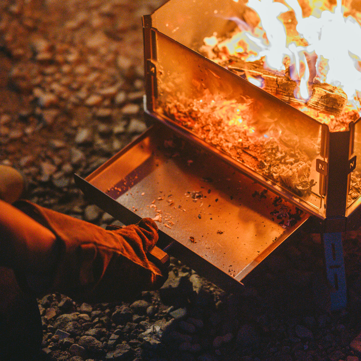 Naturehike Fire Viewing Glass Fire Stove Stainless Steel Fire Stove