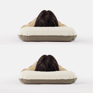 Naturehike 2-In-1 Sponge Pillow Champagne Brown