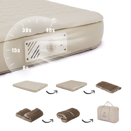 Naturehike (Yugu)Comfort Automatic Inflatable Cushion Double With Inner Inflatable Pump