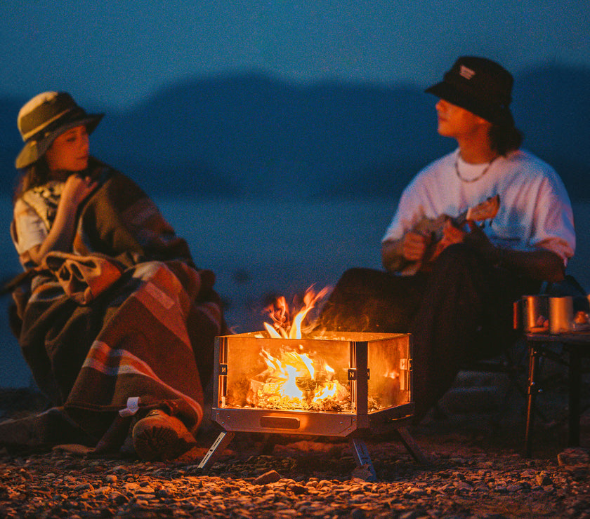 Naturehike Fire Viewing Glass Fire Stove Stainless Steel Fire Stove