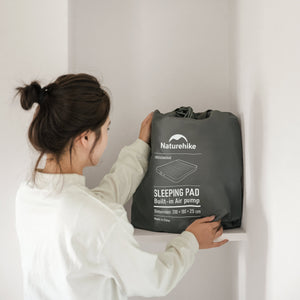Naturehike Chenjing Built-In Pump With Pillow Inflatable Bed Grey