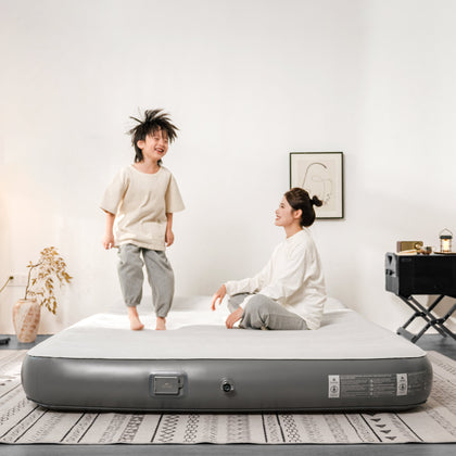 Naturehike Chenjing Built-In Pump With Pillow Inflatable Bed Grey