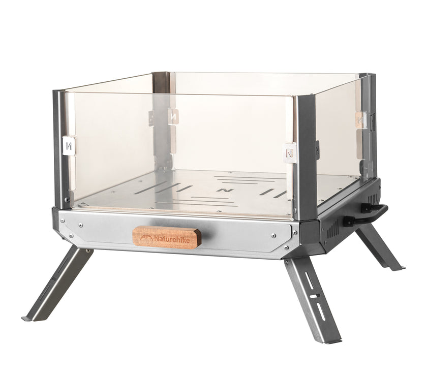 Naturehike Fire Viewing Glass Fire Stove Stainless Steel Fire Stove