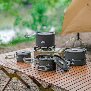 Naturehike Aluminium Alloy Pot Set A For 2-4 People