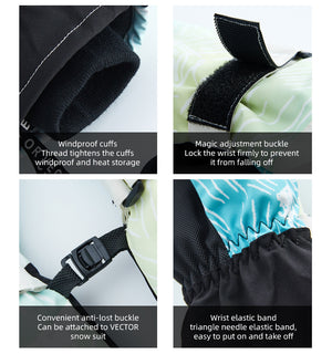 Vector Romantic Elf Kid'S Genie Gloves