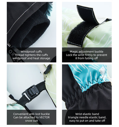 Vector Romantic Elf Kid'S Genie Gloves