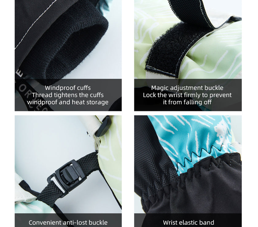 Vector Romantic Elf Kid'S Genie Gloves