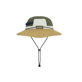 Chapeau de pêcheur tressé aux couleurs contrastées Naturehike - Vert armée