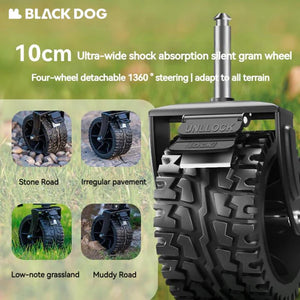 Black Dog Shanying Pro 4-Way Collapsible Camping Wagon