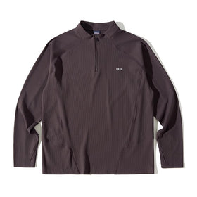 Blue Monte Stand-Up Collar Waffle Men's Training Long Sleeve T-Shirt