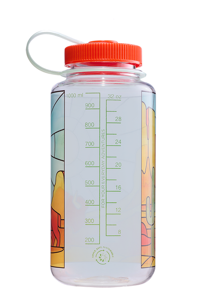 Nalgene 32oz Wide Mouth Sustain Bottle - Stained Glass Desert