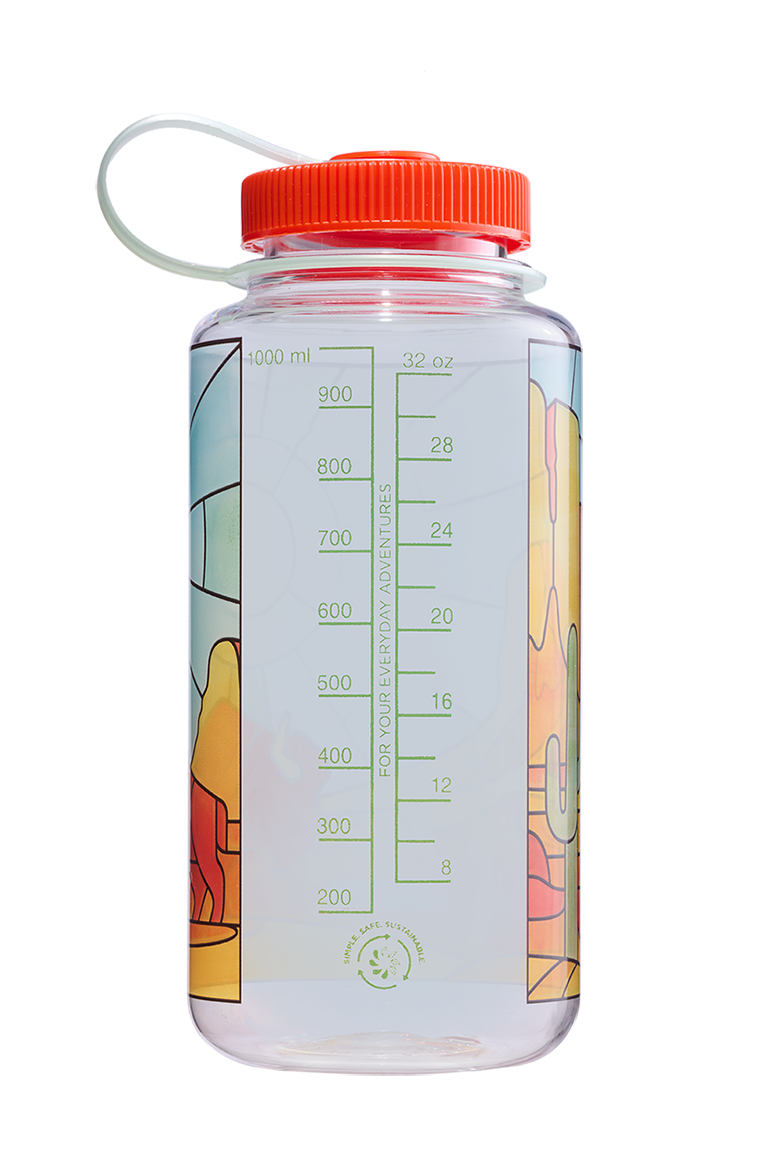 Nalgene 32oz Wide Mouth Sustain Bottle - Stained Glass Desert