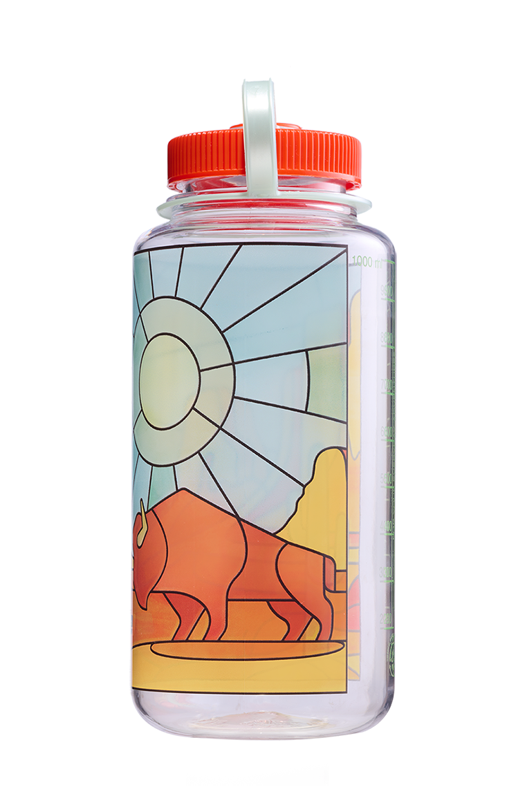 Nalgene 32oz Wide Mouth Sustain Bottle - Stained Glass Desert