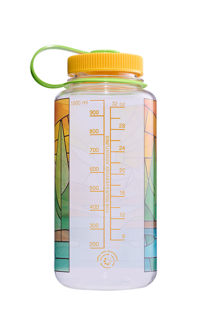 Nalgene 32oz Wide Mouth Sustain Bottle - Stained Glass River